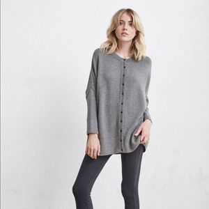 VETTA Capsule Grey Oversized Sweater